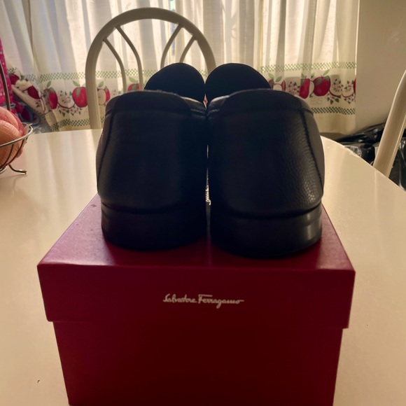 SALVATORE FERRAGAMO Men's Grained Calf Leather Bit Loafer - Picture 6 of 10